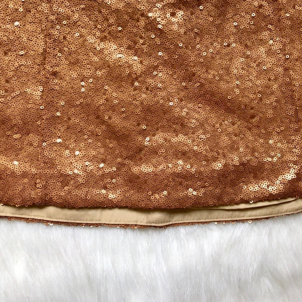 SALE NWT Rose Gold Sequin Skirt ✨ - Picture 3 of 4